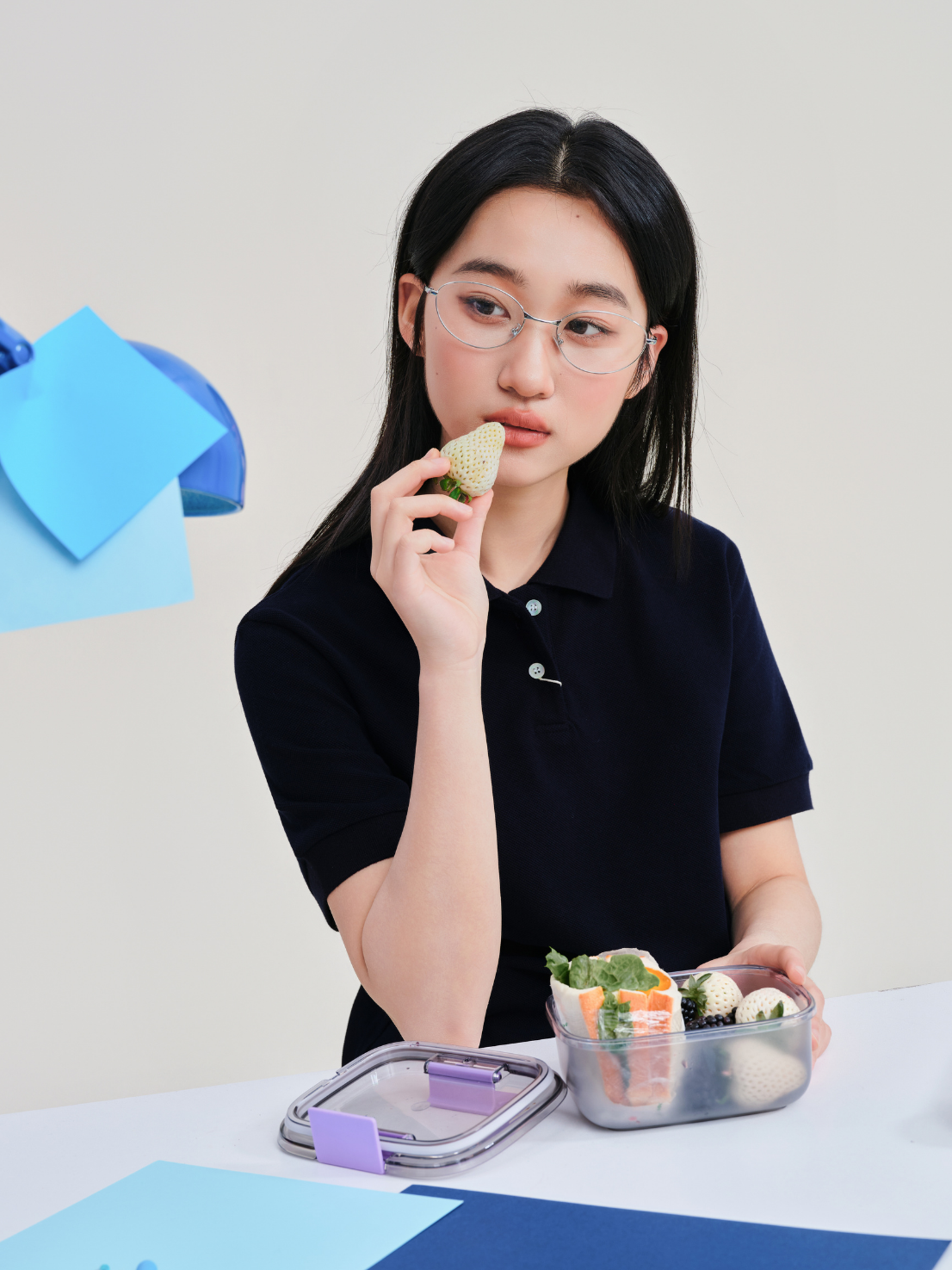Chako Lab PPSU Jello Lunchbox - Misty Lilac
