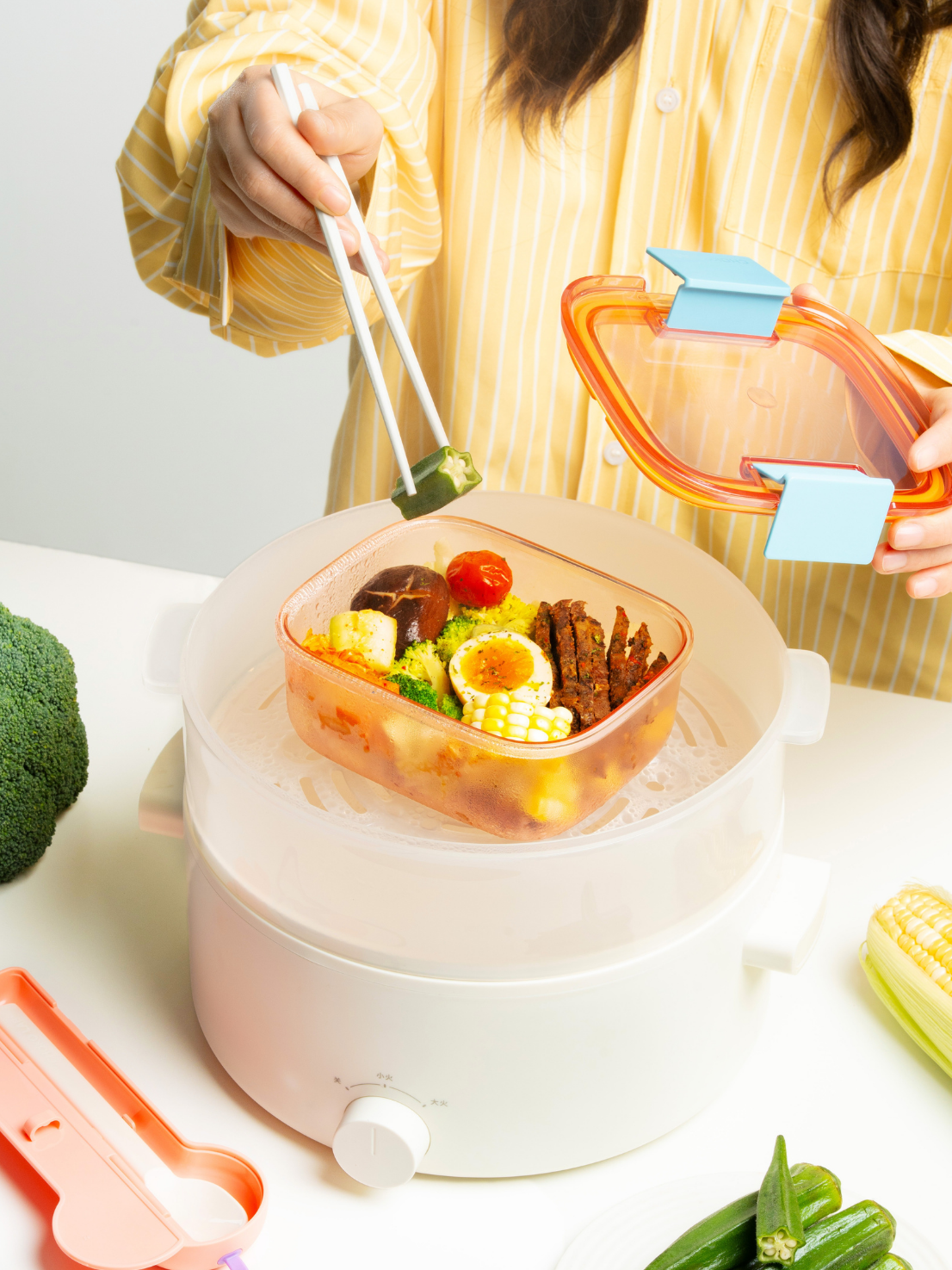 Chako Lab PPSU Jello Lunchbox - Peach Party