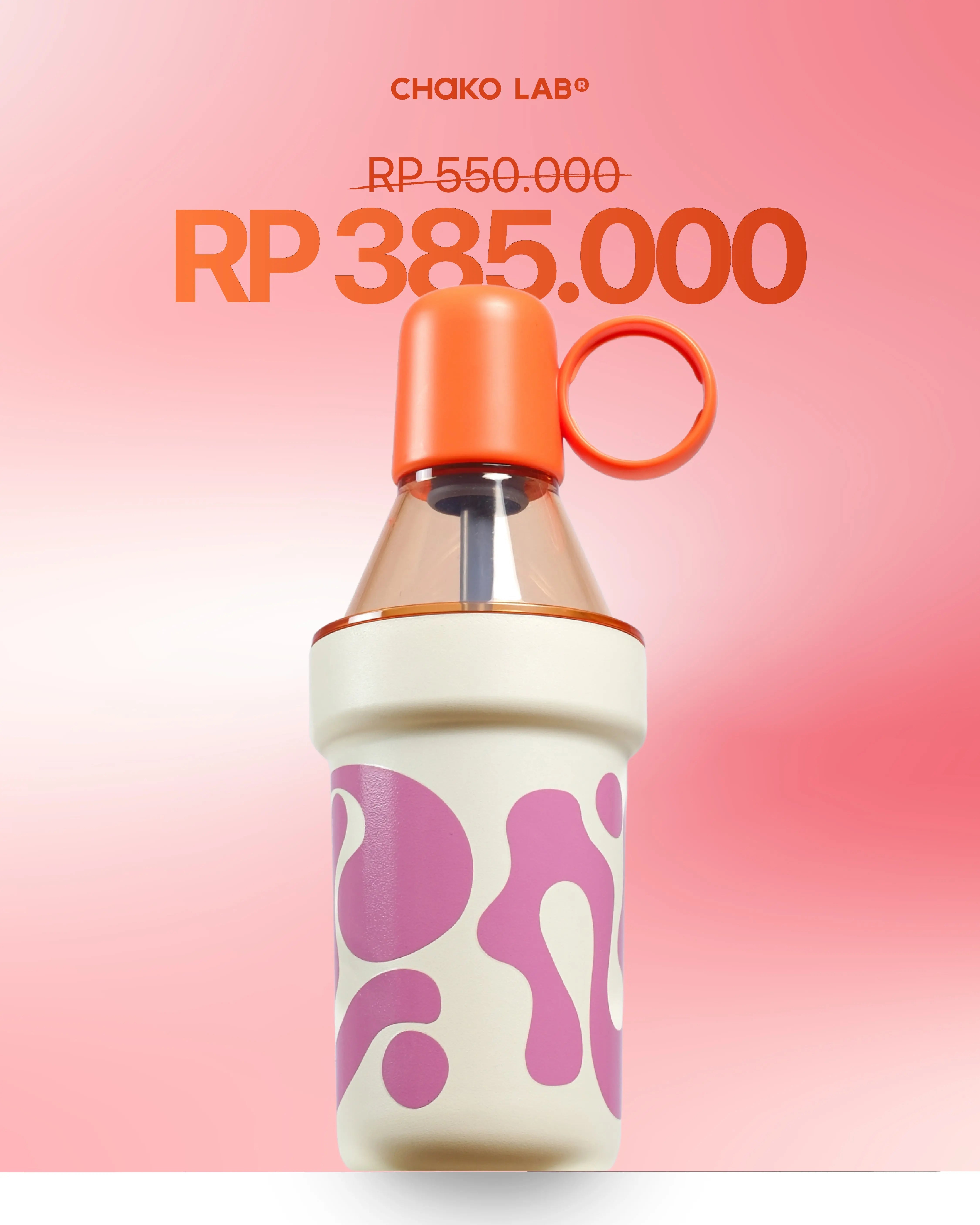 Popo Cold Brew Cup (750ml) - White Pink My Store