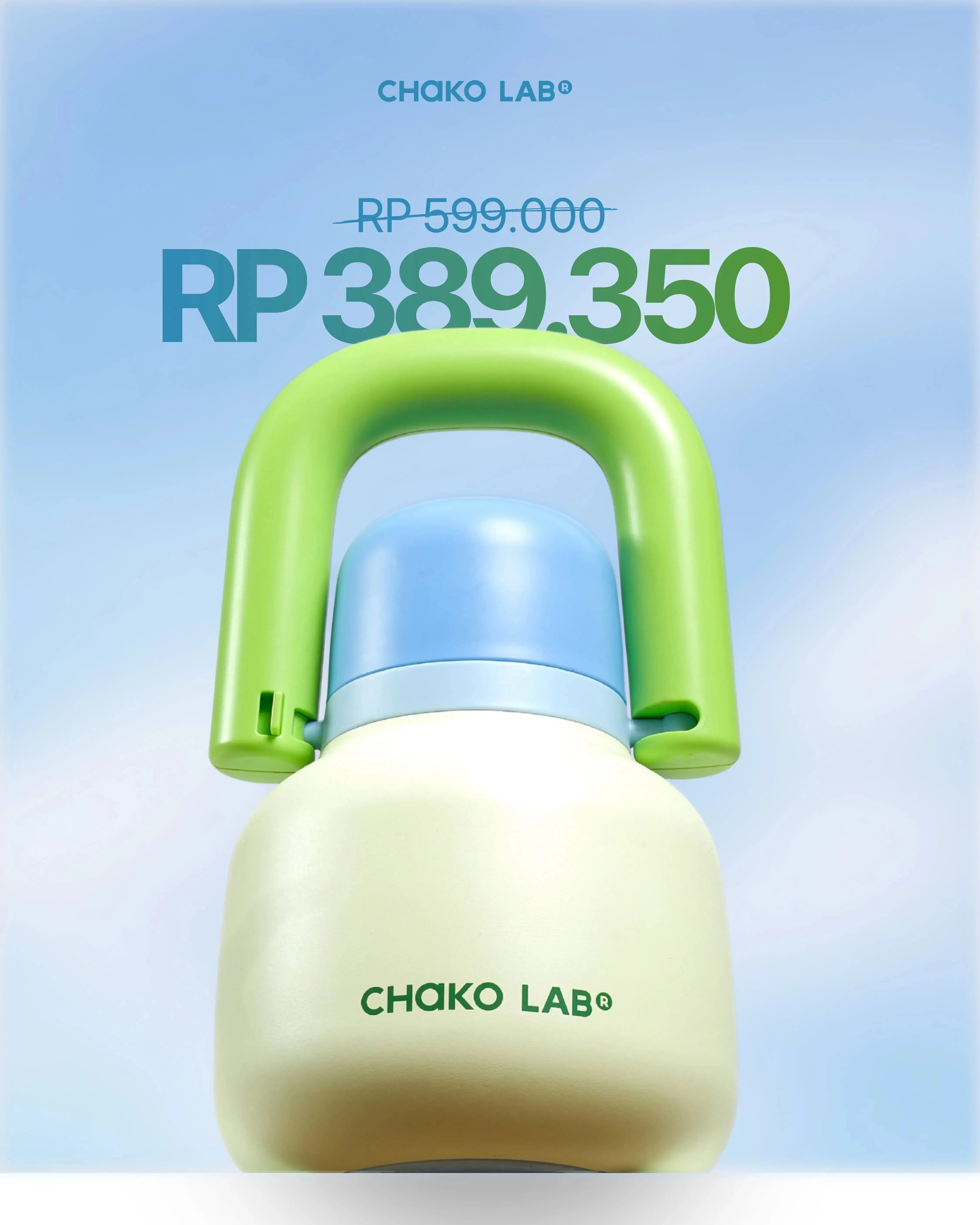 Hung Kettle (820ml) - Blue Green My Store