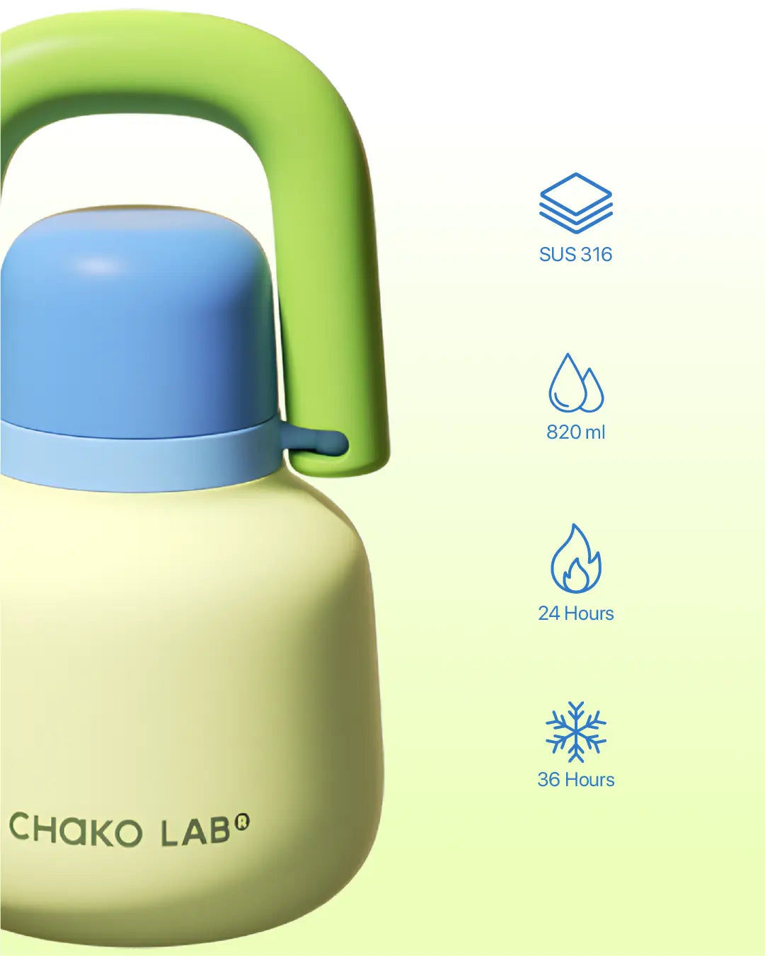 Hung Kettle (820ml) - Blue Green My Store