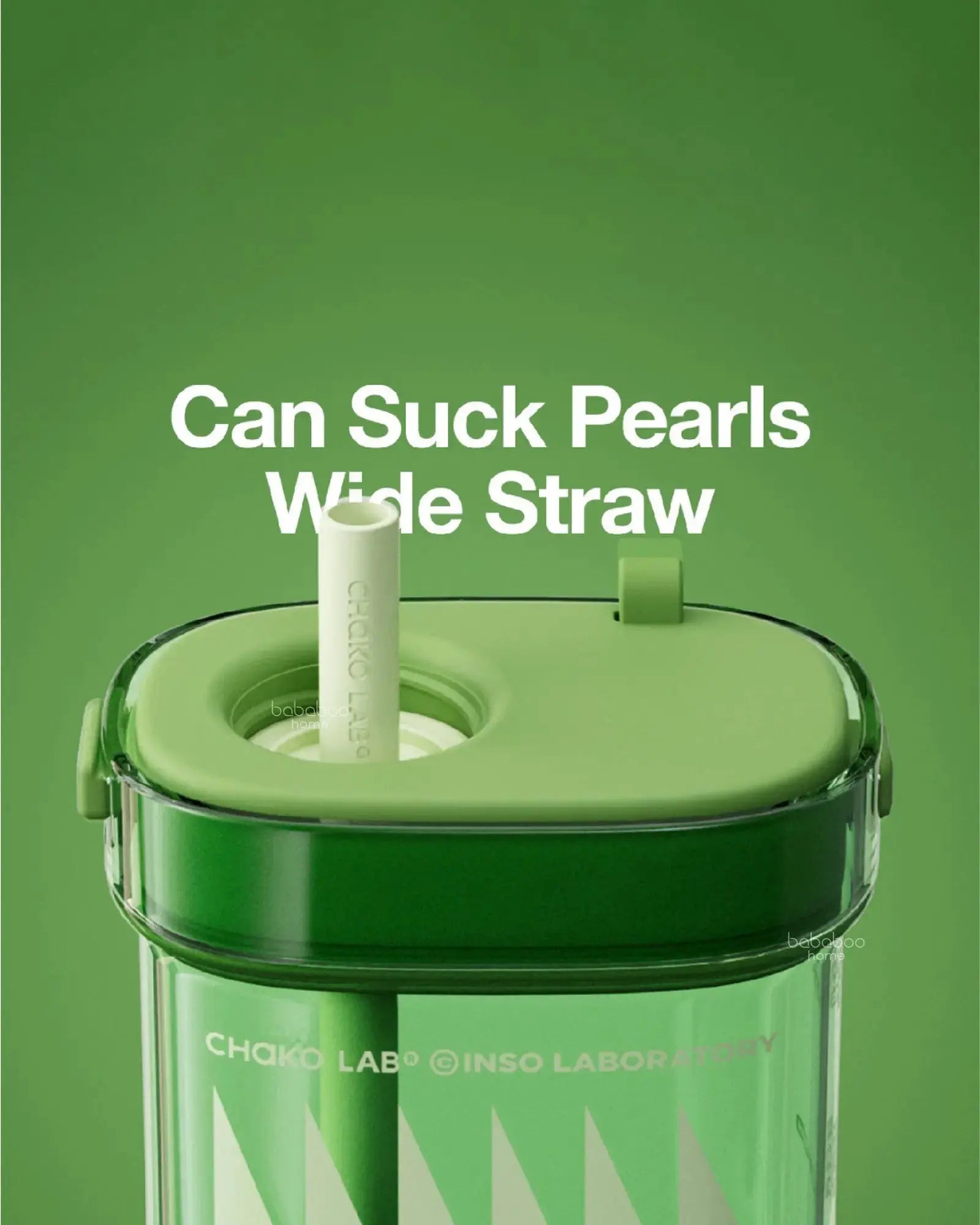 Bobo Tritan Square (780ml) - Green My Store