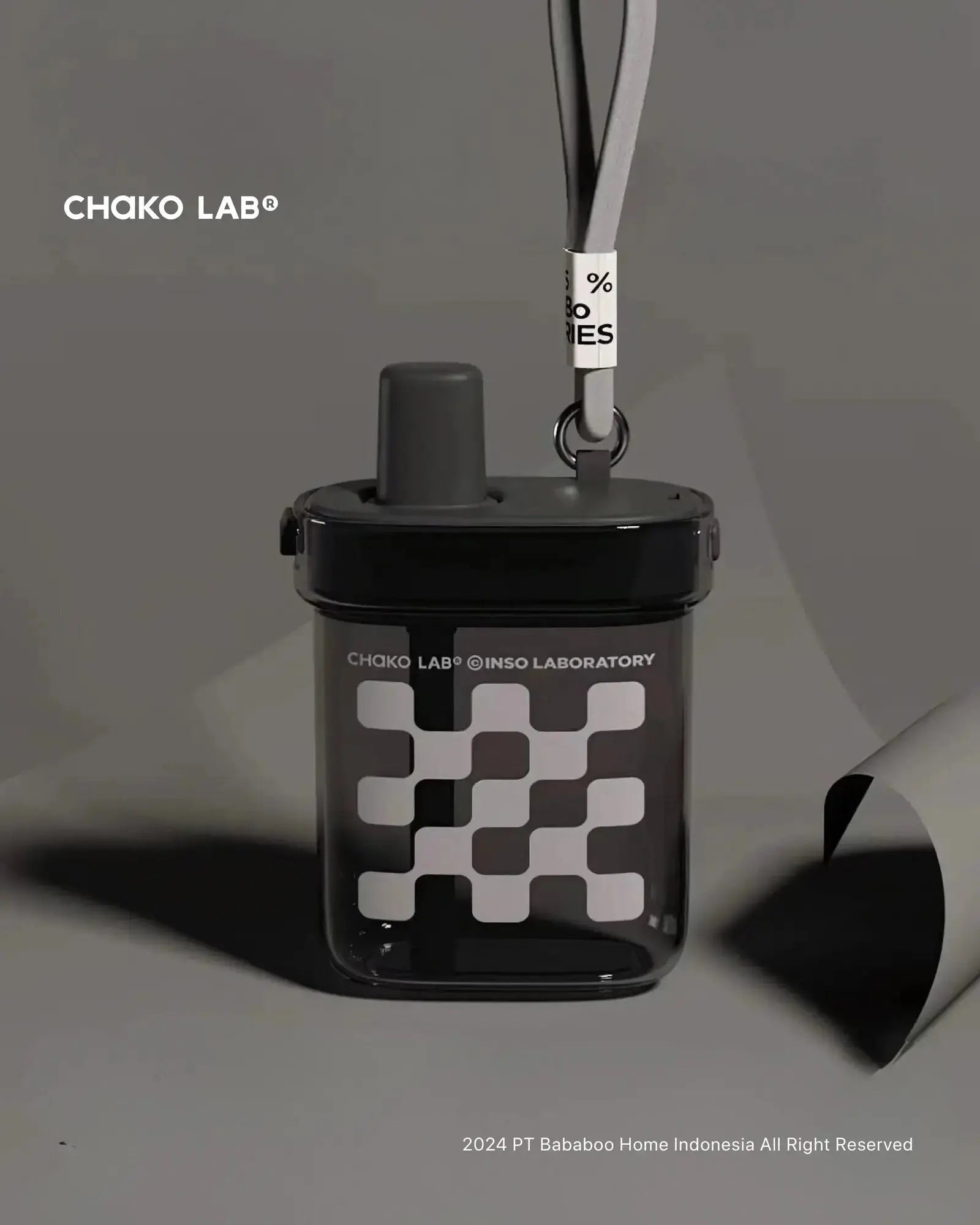 Bobo Tritan Square (780ml) - Black My Store