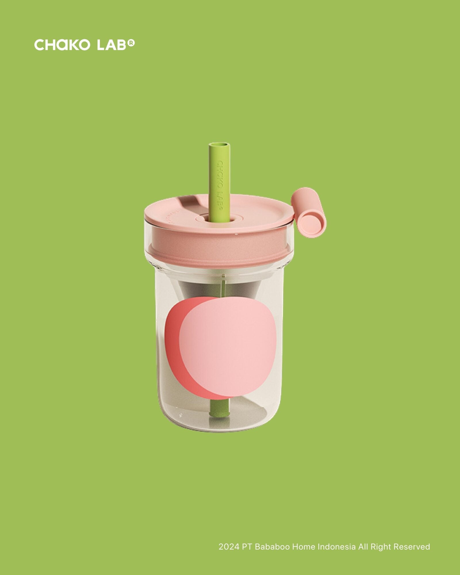 Funnel Glass 560ml - Pink