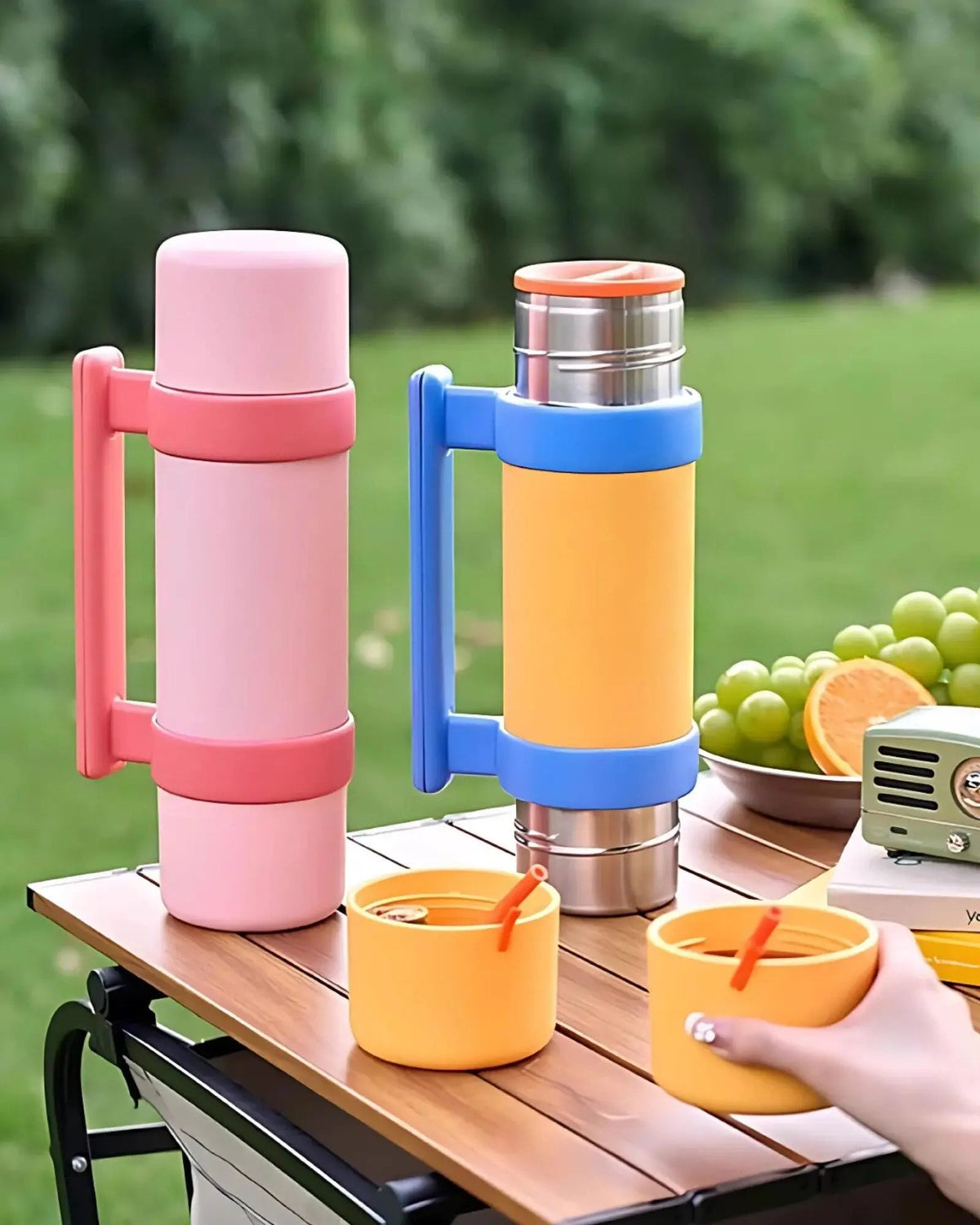 Sharing Thermos (1000ml) - Pink My Store