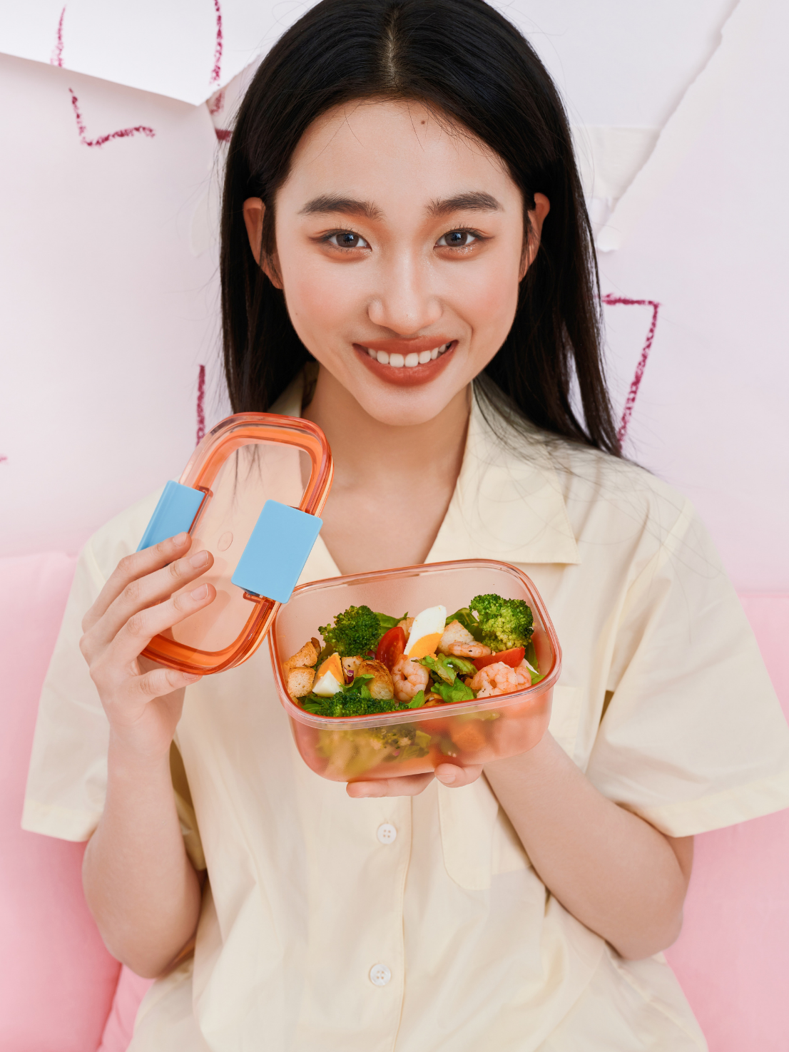 Chako Lab PPSU Jello Lunchbox - Peach Party
