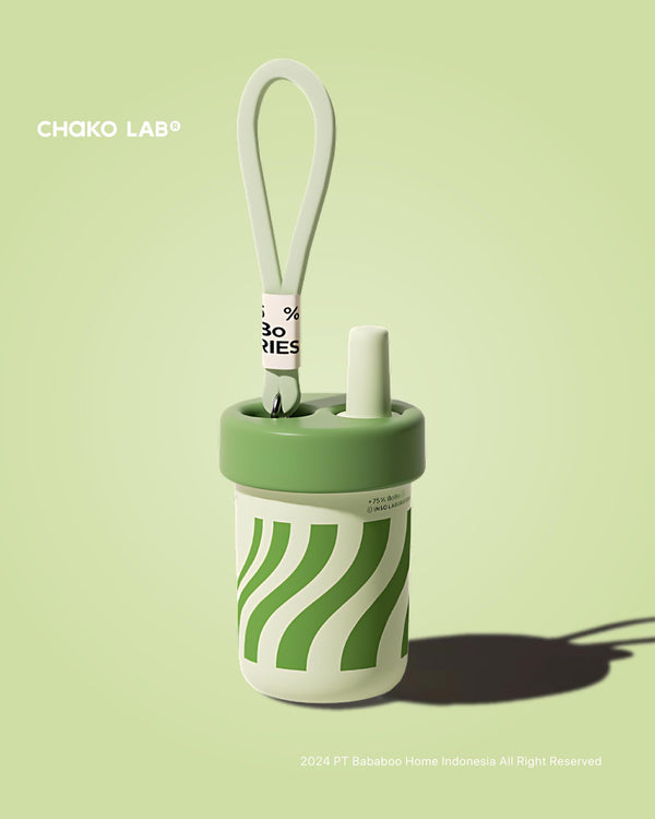 CHAKO LAB Bobo Vacuum Cup Insulated Thermos 485ml - Green