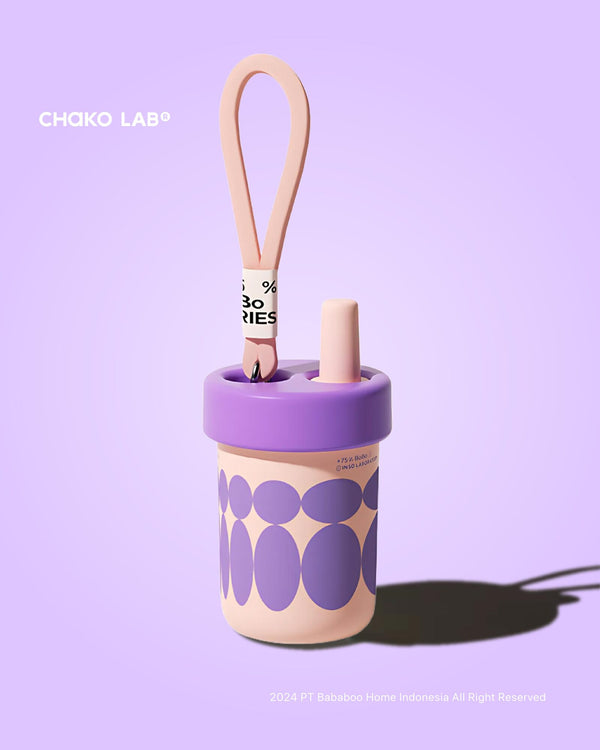 CHAKO LAB Bobo Vacuum Cup Insulated Thermos 485ml - Pink