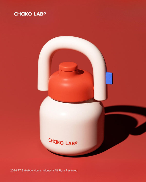 CHAKO LAB Linlin Vacuum Thermos 1000ml - Sunset White