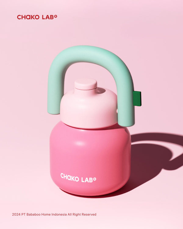 CHAKO LAB Linlin Vacuum Thermos 1000ml - Cotton Candy