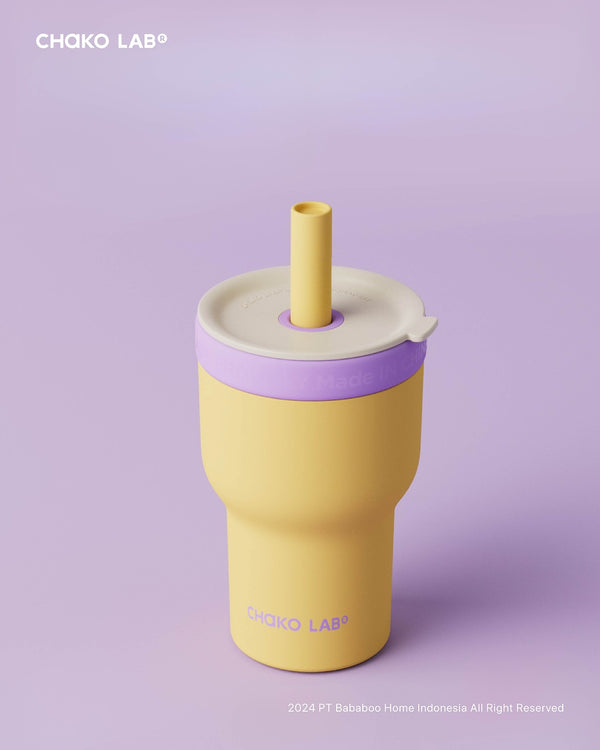 CHAKO LAB PangPang Cup Double Layer 570ml / 600ml - Taro Custard