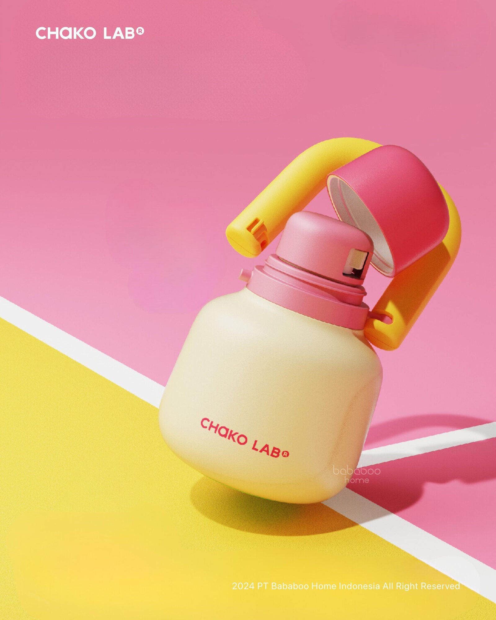 CHAKO LAB Kettle 水筒 ピンク ピンクキャラクター 韓国