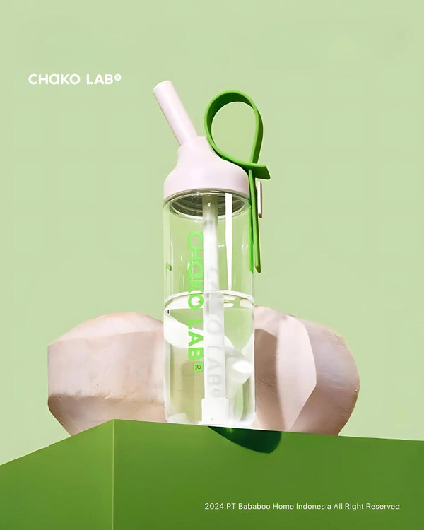 CHAKO LAB Jojo Straw Bottle 888ml - White