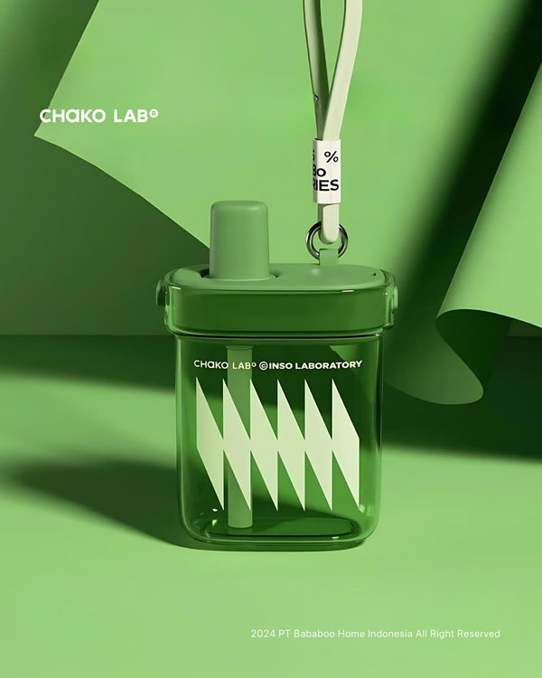 CHAKO LAB Bobo Tritan Square Cup 780ml - Green
