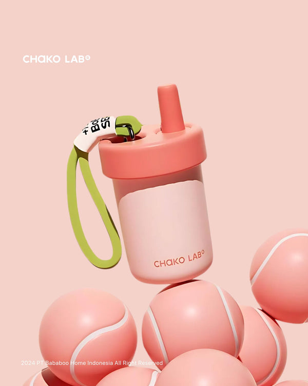 CHAKO LAB Bobo Vacuum Cup Insulated Thermos 485ml - Pastel Pink