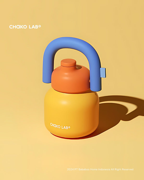 CHAKO LAB Linlin Vacuum Thermos 1000ml - Yellow