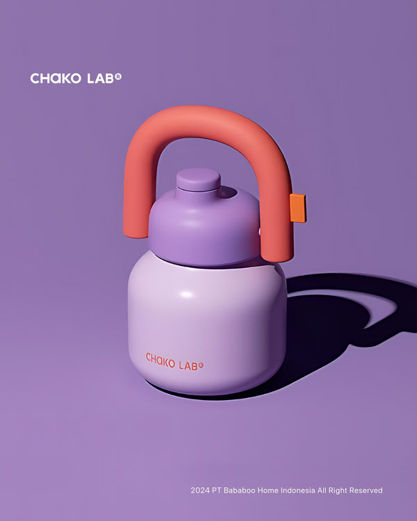 CHAKO LAB Linlin Vacuum Thermos 1000ml - Purple