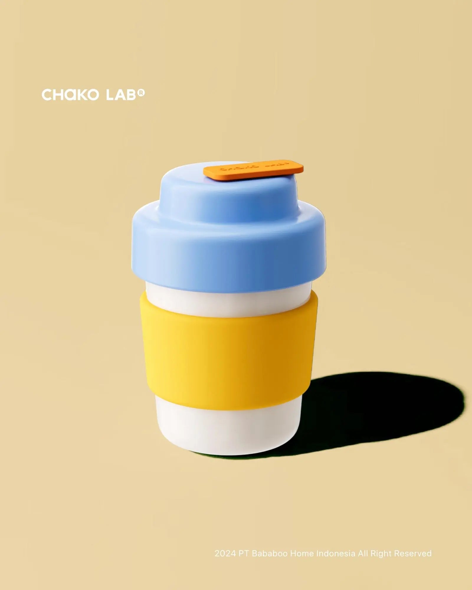 Coffee Cup Vacuum Thermos 420ml - Sea Salt