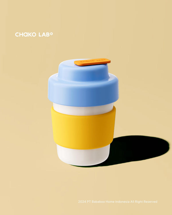 CHAKO LAB Coffee Cup Vacuum Thermos 420ml - Sea Salt