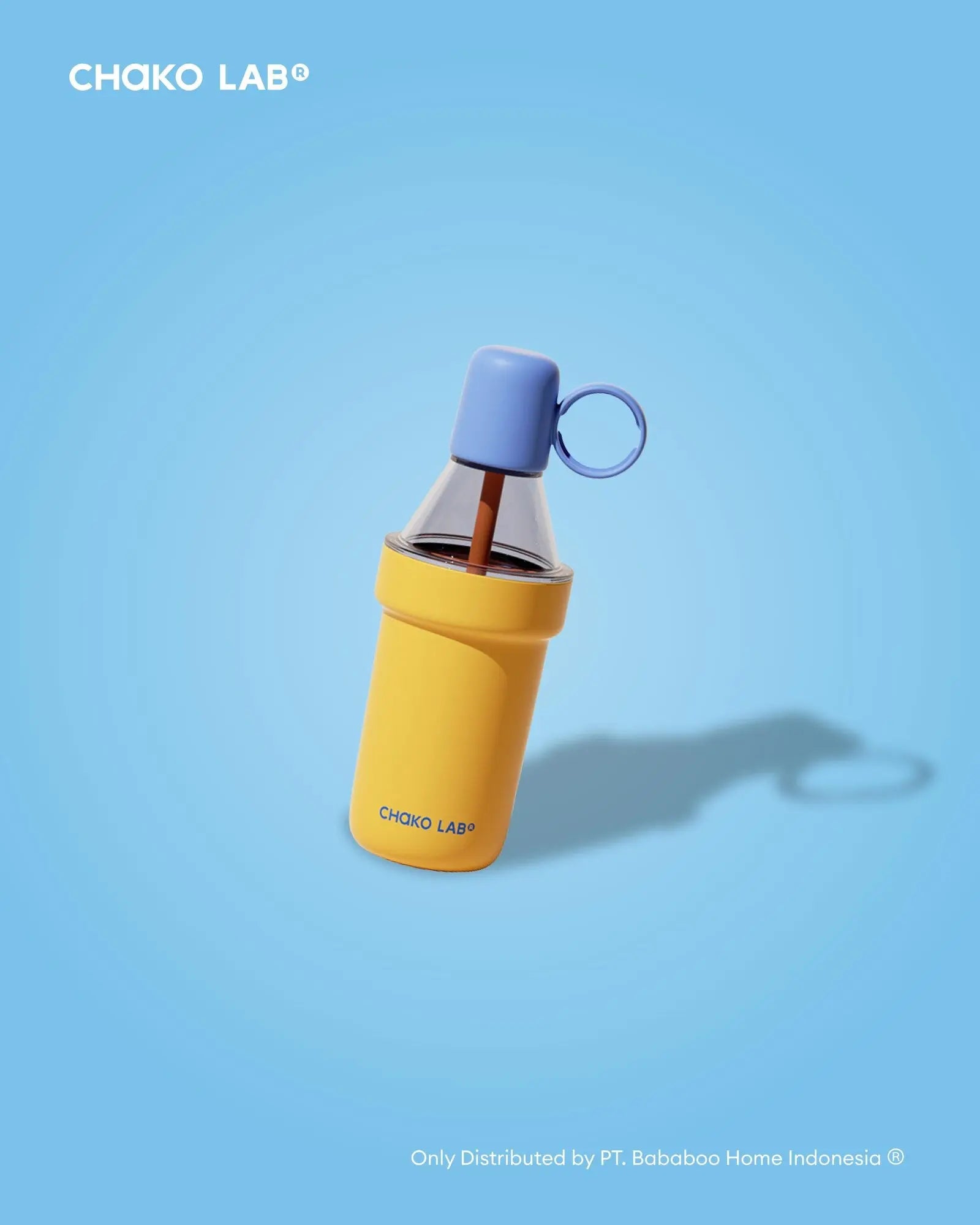 Popo Cold Brew Cup (750ml) - Yellow Blue