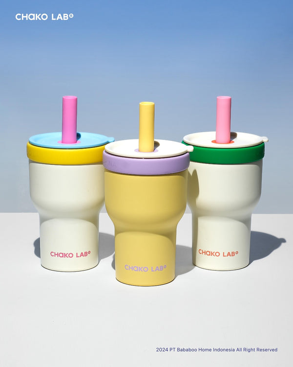 CHAKO LAB PangPang Cup Double Layer 570ml / 600ml -  Cherry Mint